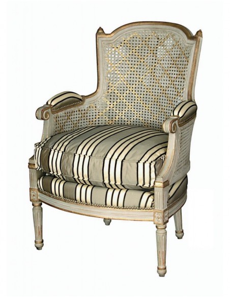 Bergère Louis XVI Coligny - dos canné