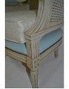 Bergère Louis XVI Coligny - dos canné