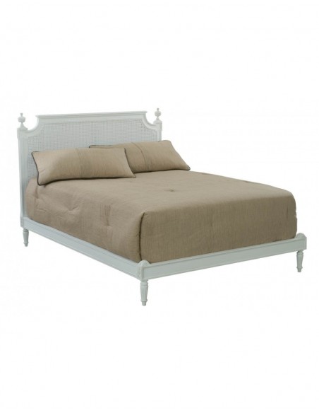 Lit Chamade canné T+cadre 160 x 190