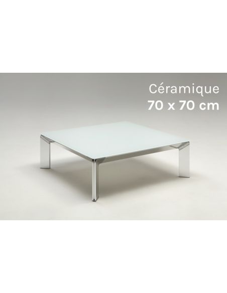 Table basse en céramique CLASS 70 x 70 cm