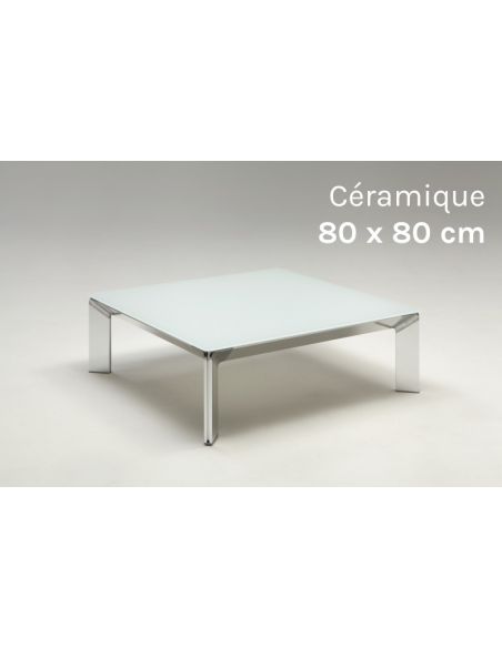 Table basse en céramique CLASS 80 x 80 cm