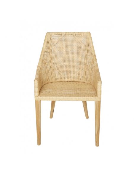 Fauteuil de table cannage rotin SAIGON