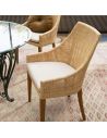 Fauteuil de table cannage rotin SAIGON