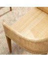 Fauteuil de table cannage rotin SAIGON