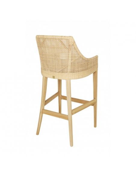 Tabouret de bar cannage SAIGON