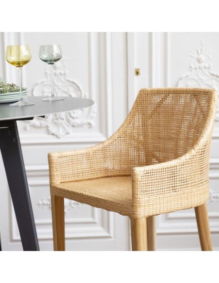 Tabouret de bar cannage SAIGON