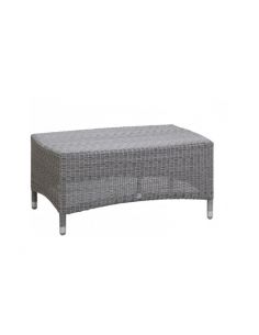 Table basse de jardin rectangulaire VERA gris galet
