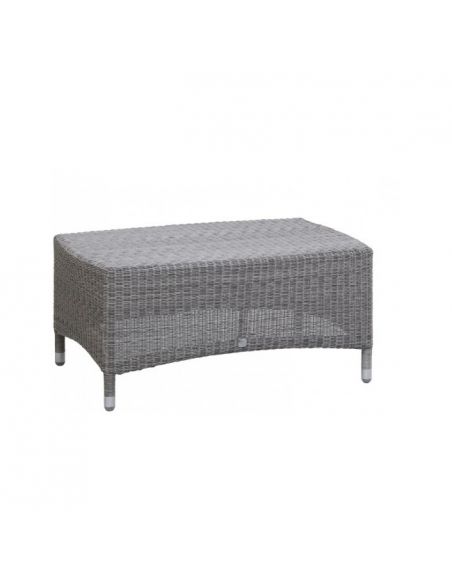 Table basse de jardin rectangulaire VERA gris galet