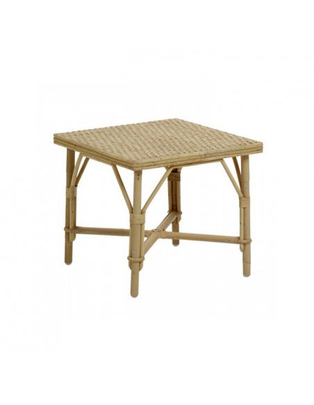 Table basse rotin naturel tressé GRAND-MÈRE