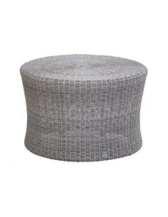 Table basse de jardin BIBLOS gris galet, diamètre 60 cm