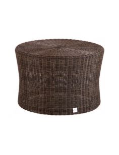 Table basse de jardin BIBLOS marron, diamètre 60 cm