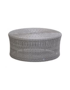 Table basse de jardin BIBLOS gris galet, diamètre 80 cm