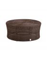 Table basse de jardin BIBLOS marron, diamètre 80 cm