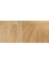 Parquet chêne massif français 1m² à coller PREMIER, largeur de lame 130 mm, épaisseur 15 mm, longueur de 0,30 à 1,30 m