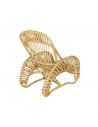 Fauteuil rotin naturel BOUCLE