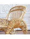 Fauteuil rotin naturel BOUCLE