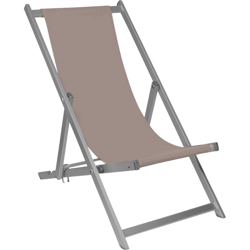 Chilienne ALPINA, structure aluminium anodisé, habillage toile Batyline ISO
