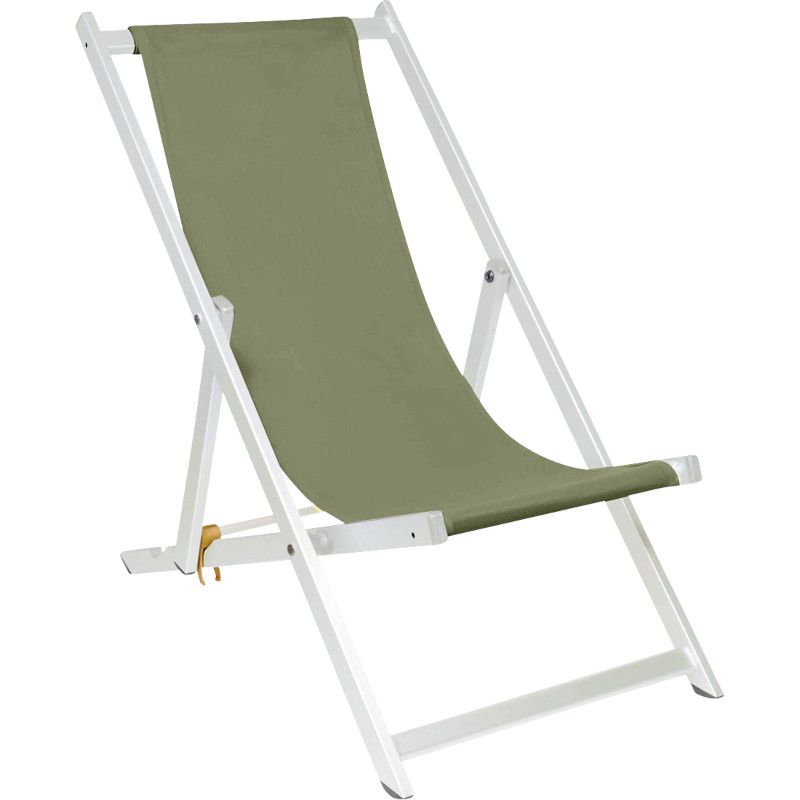 Chilienne ALPINA, structure aluminium blanc, habillage toile Batyline Eden