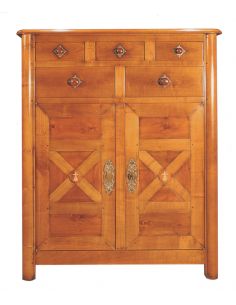 Armoire-commode trois quarts PAYS DE RANCE réf. 341