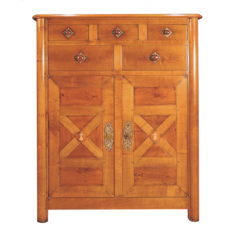 Armoire-commode trois quarts PAYS DE RANCE réf. 341