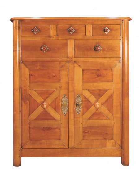 Armoire-commode trois quarts PAYS DE RANCE réf. 341