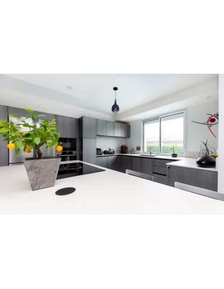 Céramique plateau de table sur mesure AERIS, épaisseur 1.2 cm