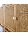 Buffet 2 portes en rotin et cannage SAIGON