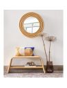 Banc en rotin naturel et cannage RIVIERA