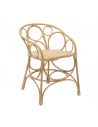 Fauteuil rotin de table GINGKO BULLES