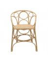 Fauteuil rotin de table GINGKO BULLES