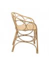 Fauteuil rotin de table GINGKO BULLES
