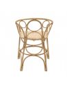 Fauteuil rotin de table GINGKO BULLES