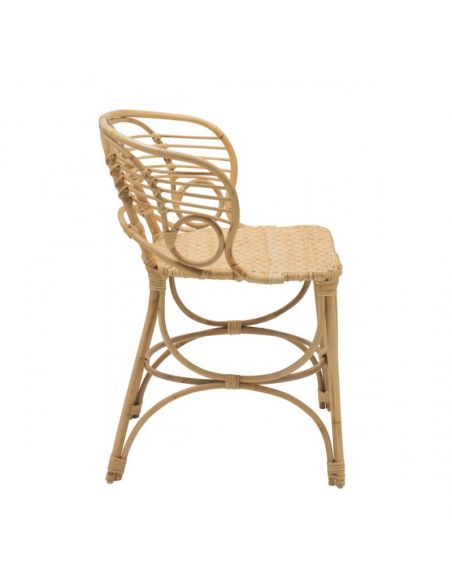 Fauteuil rotin de table GINGKO HORIZON