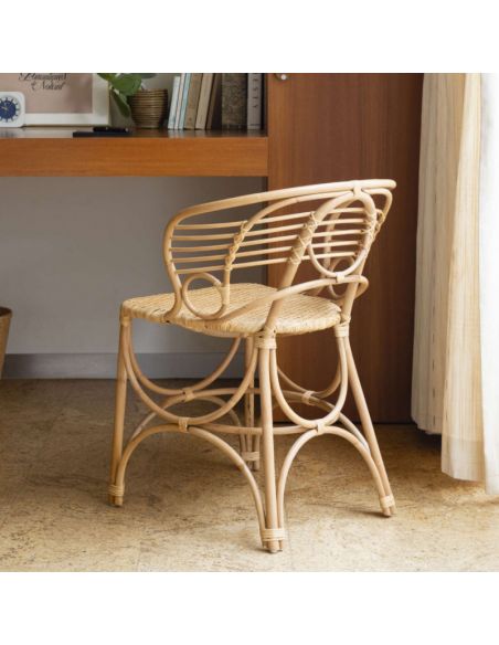 Fauteuil rotin de table GINGKO HORIZON