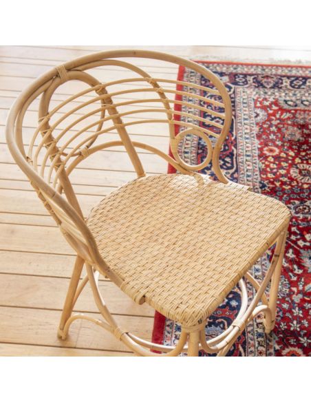 Fauteuil rotin de table GINGKO HORIZON