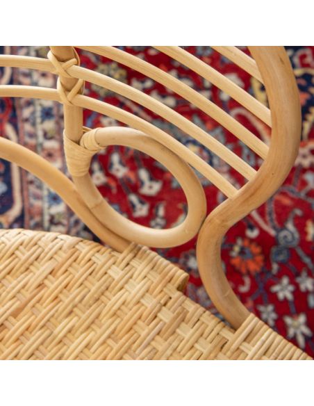 Fauteuil rotin de table GINGKO HORIZON