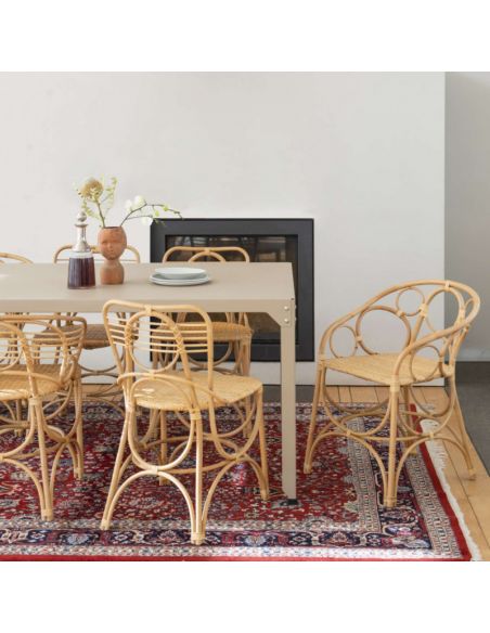 Fauteuil rotin de table GINGKO HORIZON