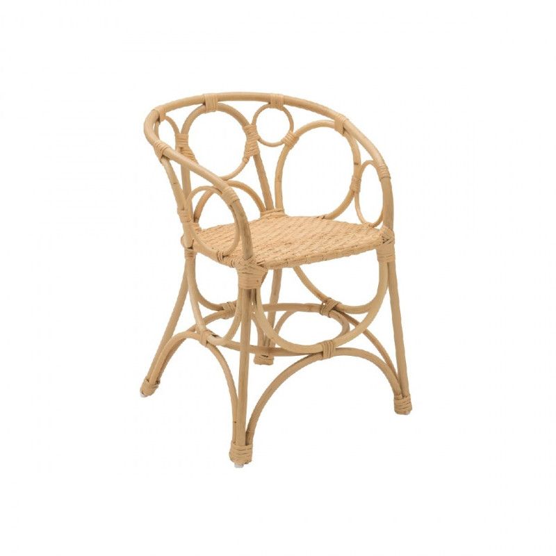 Fauteuil rotin enfant GINGKO BULLES