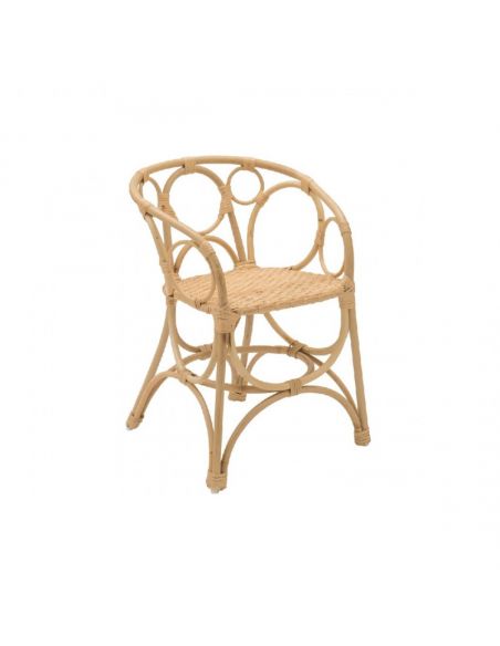 Fauteuil rotin enfant GINGKO BULLES