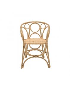 Fauteuil rotin enfant GINGKO BULLES 2