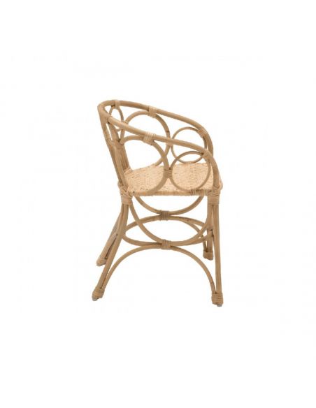 Fauteuil rotin enfant GINGKO BULLES