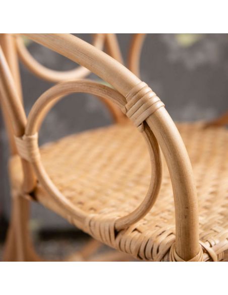 Fauteuil rotin enfant GINGKO BULLES