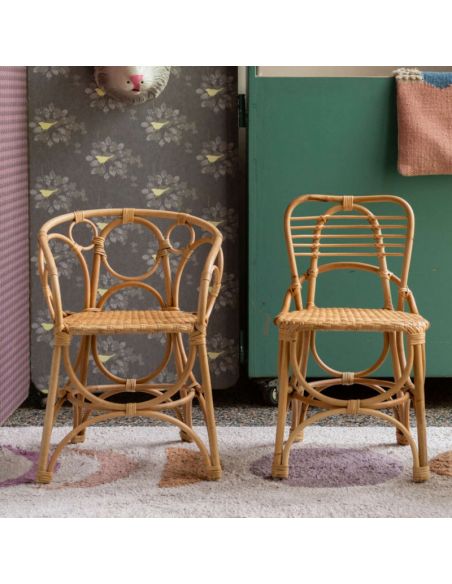 Fauteuil rotin enfant GINGKO BULLES
