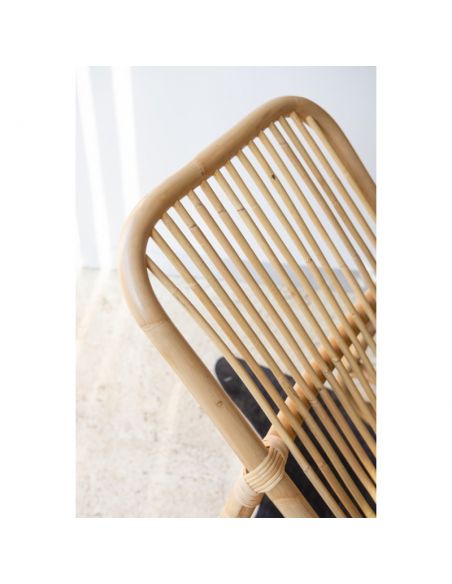 Chaise longue rotin naturel BAIA