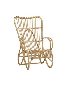 Fauteuil rotin haut dossier MARLÈNE