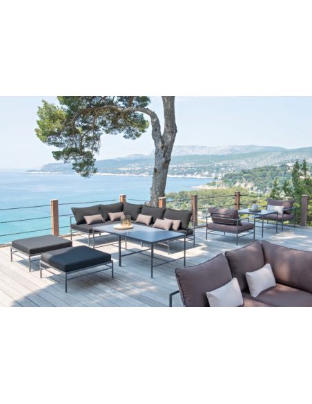 Fauteuil bas de jardin RIVAGE