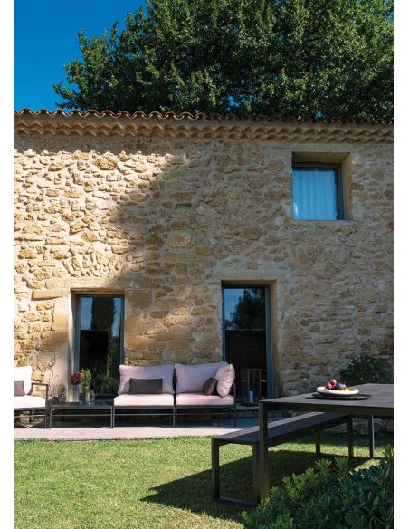 Table basse de jardin 85 x 85 cm RIVAGE