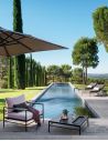 Table basse de jardin 85 x 85 cm RIVAGE