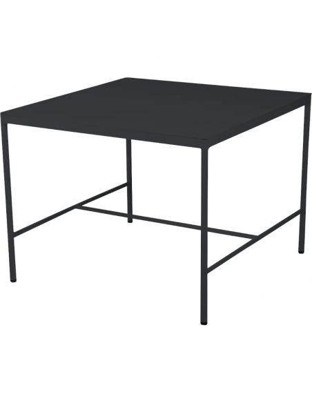 Table de jardin mi-hauteur 85 x 85 cm RIVAGE