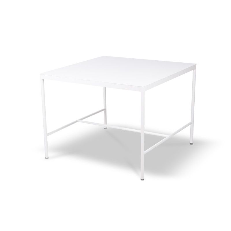 Table de jardin mi-hauteur 85 x 85 cm RIVAGE